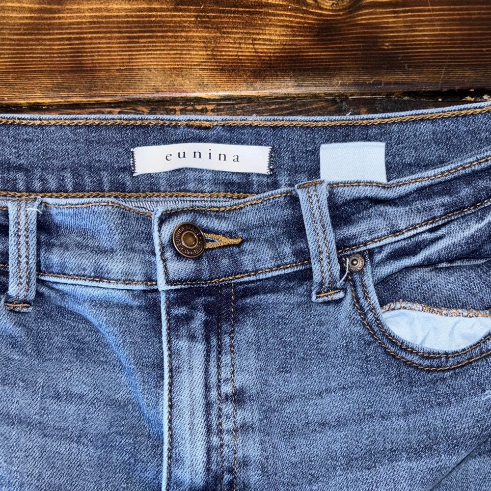 Eunina Distressed Rocky High Rise Boyfriend Jeans - Picture 3 of 6